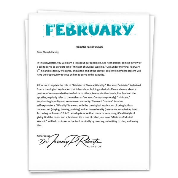 February 2026 Newsletter