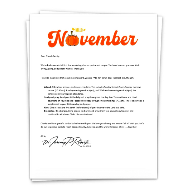 November 2025 Newsletter